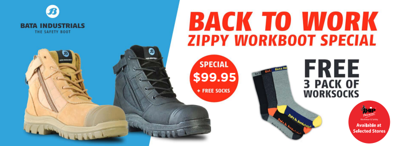 Bata Industrial Zippy Workboot